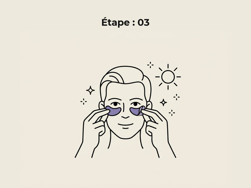 Étape 3 : retirer les patchs au réveil